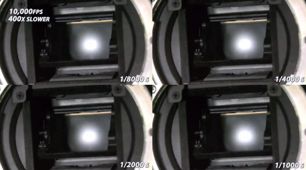 Awesome Slow Motion Footage Shows How Your Camera Shutter Works at