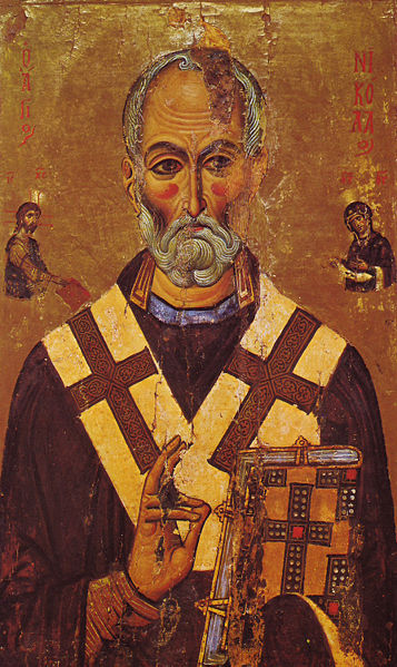 357px St Nicholas Icon Sinai 13th century