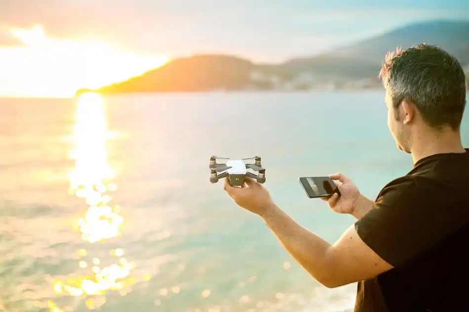 Drone for clearance travel photography