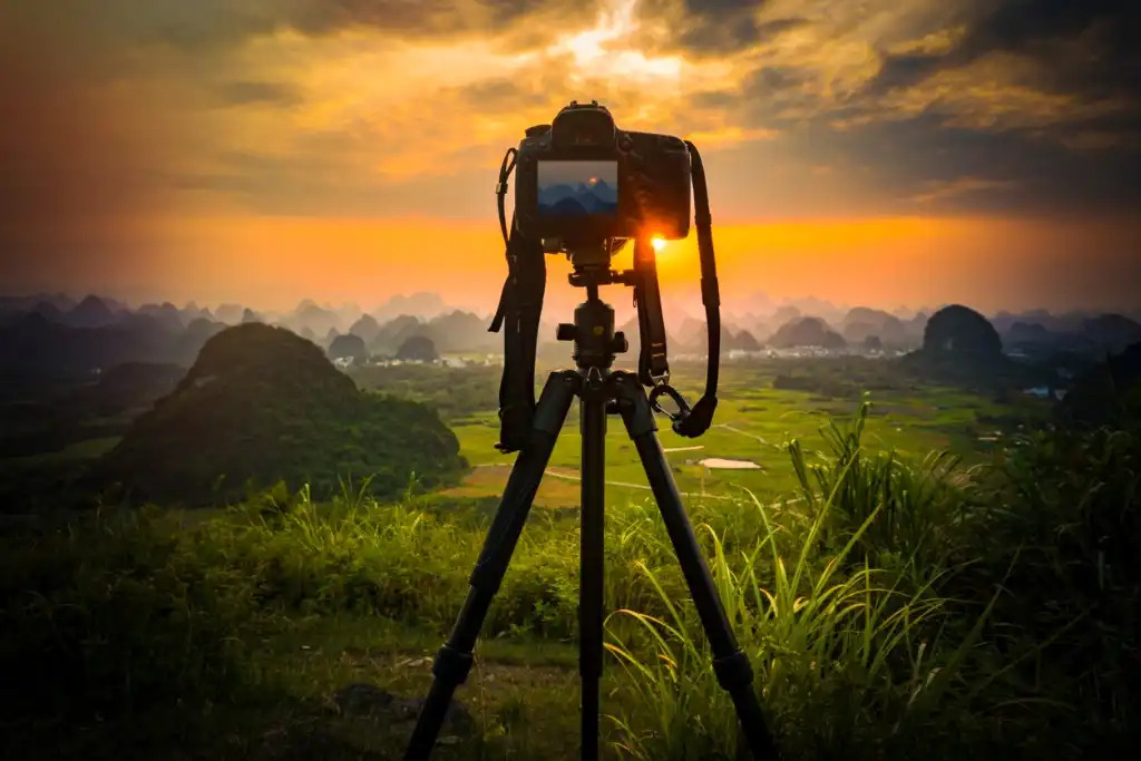 sunset photography settings and gear